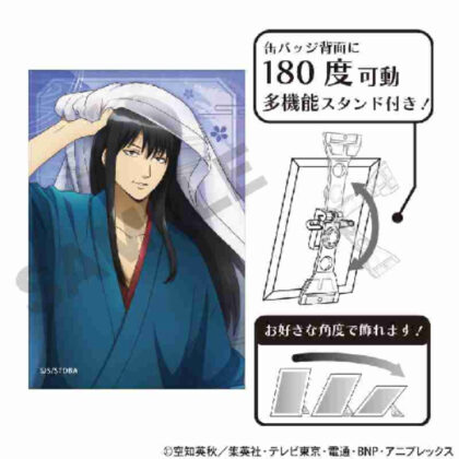 (s)銀魂 アート缶バッジ 桂小太郎 春の錦 送料別880円