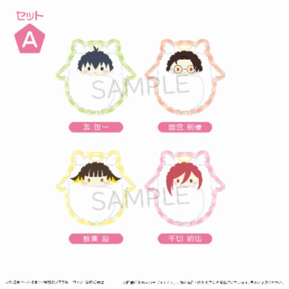 (s)ブルーロック くるみたぴぬいステッカーセット 天使Ver. A 送料別880円