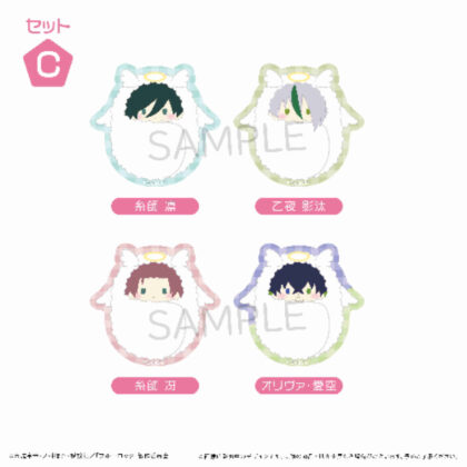 (s)ブルーロック くるみたぴぬいステッカーセット 天使Ver. C 送料別880円