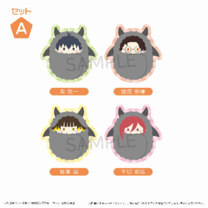 (s)ブルーロック くるみたぴぬいステッカーセット 悪魔Ver. A 送料別880円