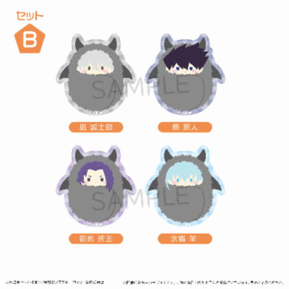 (s)ブルーロック くるみたぴぬいステッカーセット 悪魔Ver. B 送料別880円