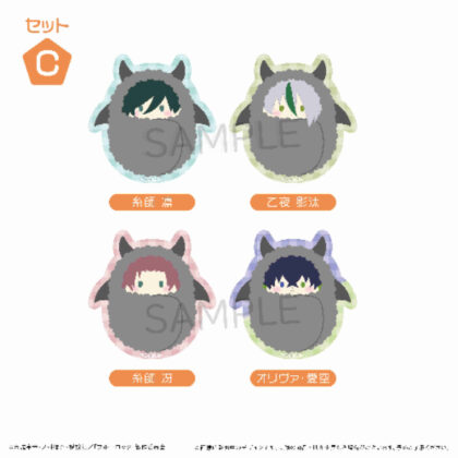 (s)ブルーロック くるみたぴぬいステッカーセット 悪魔Ver. C 送料別880円