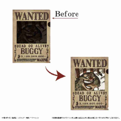 (s)ONE PIECE 手配書トリックファイル Vol.4 バギー 送料別880円