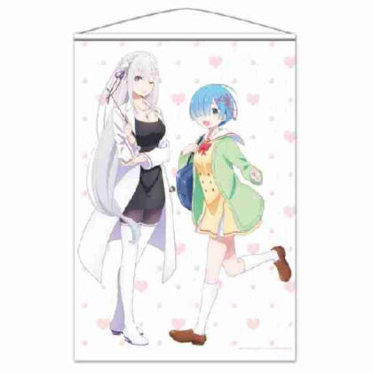 (s)Re:ゼロから始める異世界生活 B2タペストリーエミリア&レム Ver.2 送料別880円