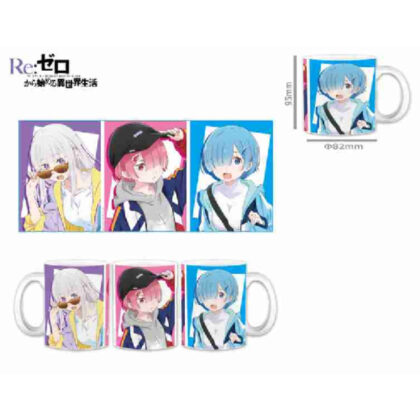 (s)Re:ゼロから始める異世界生活 マグカップ エミリア&ラム&レム 送料別880円