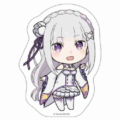 (s)Re:ゼロから始める異世界生活 ダイカットステッカー エミリア デフォルメVer. 送料別880円