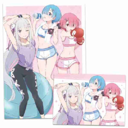 (s)Re:ゼロから始める異世界生活 クリアファイル エミリア&レム&ラム 送料別880円