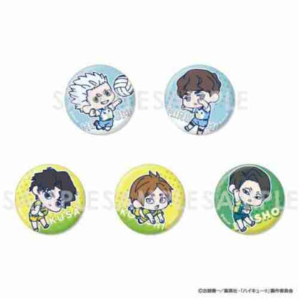 ハイキュー!! わちゃっと!トレーディング缶バッジ ライバルズ