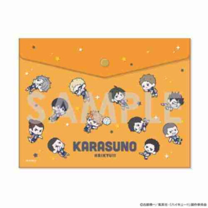 ハイキュー!! わちゃっと!フラットケース 1.烏野