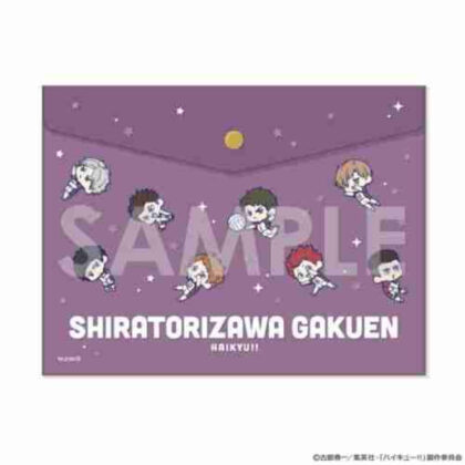 ハイキュー!! わちゃっと!フラットケース 5.白鳥沢学園
