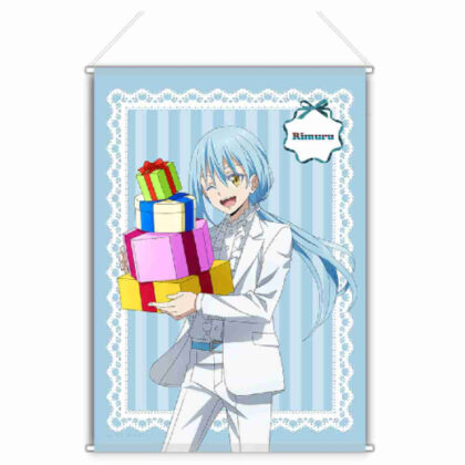 (s)転生したらスライムだった件 描き下ろし B2タペストリー リムル 送料別880円