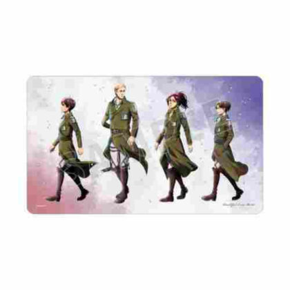 進撃の巨人 描き下ろし 集合 冬の歩みVer.マルチデスクマット