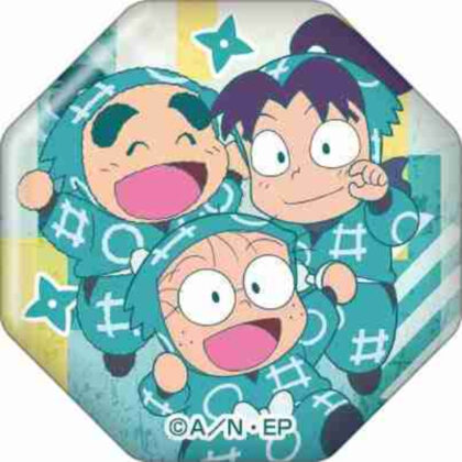 (s)忍たま乱太郎 ガラスマグネット 乱太郎&きり丸&しんべヱ 送料別880円