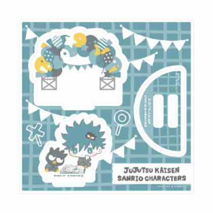 アクリルスタンドプレート｢呪術廻戦 渋谷事変×サンリオキャラクターズ｣02/伏黒 恵×バッドばつ丸(コラボイラスト)