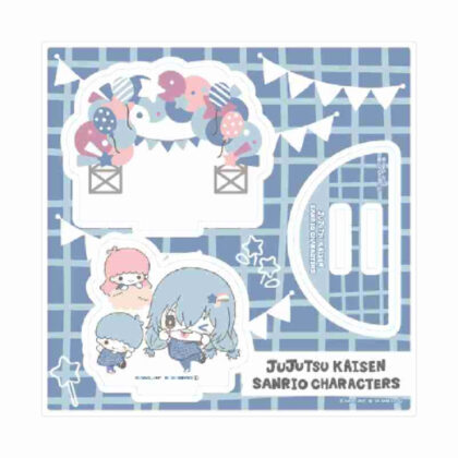 アクリルスタンドプレート｢呪術廻戦 渋谷事変×サンリオキャラクターズ｣08/真人×リトルツインスターズ(コラボイラスト)