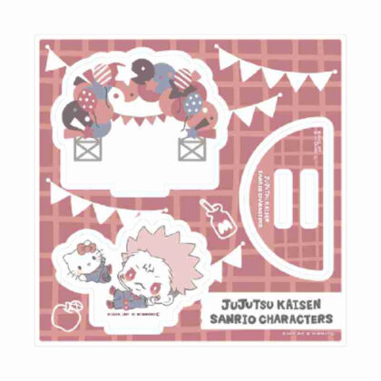 アクリルスタンドプレート｢呪術廻戦 渋谷事変×サンリオキャラクターズ｣10/宿儺×ハローキティ(コラボイラスト)