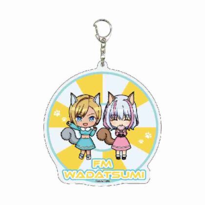 (s)デカアクリルキーホルダー ドルフィンウェーブ 11 FMワダツミケモミミVer.(ミニキャライラスト) 送料別880円