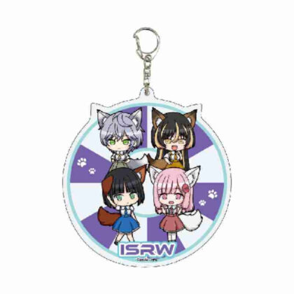 (s)デカアクリルキーホルダー ドルフィンウェーブ 12 ISRW ケモミミVer.(ミニキャライラスト) 送料別880円
