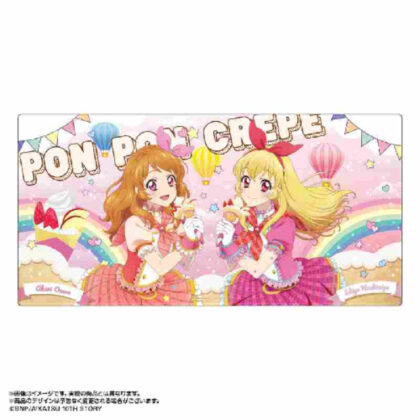 アイカツ!あかりGeneration×マリオンクレープ 描き下ろしデスクマット 大空あかり&星宮いちご
