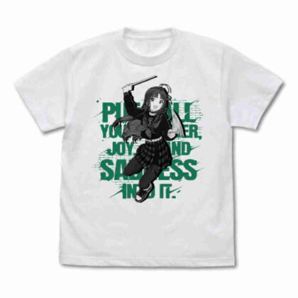 (s)ガールズバンドクライ 安和すばる｢全部ぶちこめ。｣ Tシャツ ホワイト M 送料別880円