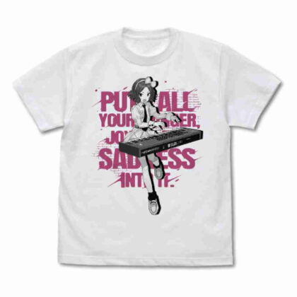 (s)ガールズバンドクライ 海老塚智｢全部ぶちこめ。｣ Tシャツ ホワイト L 送料別880円