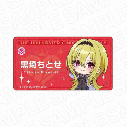 (s)アイドルマスター シンデレラガールズ アクリルネームバッジ黒埼ちとせ サブカルファッション デフォルメVer. 送料別880円
