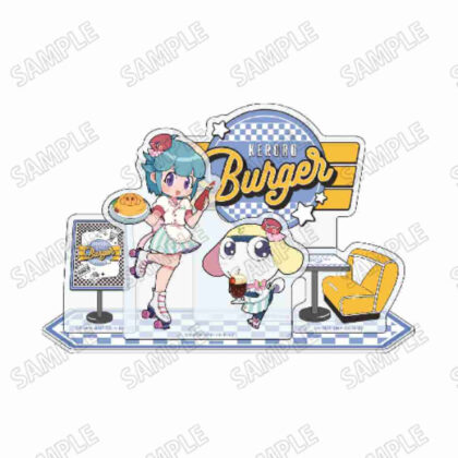 (s)ケロロ軍曹 ミニアクリルジオラマ ケロロバーガーVer. 3 タママ&西澤桃華 送料別880円