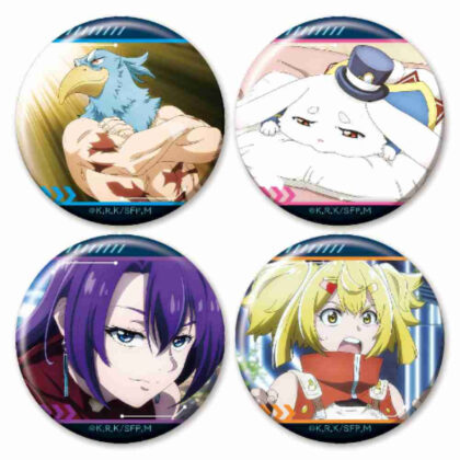 (s)シャングリラ・フロンティア-クソゲーハンター、神ゲーに挑まんとす- 缶バッジ4個セットB 送料別880円