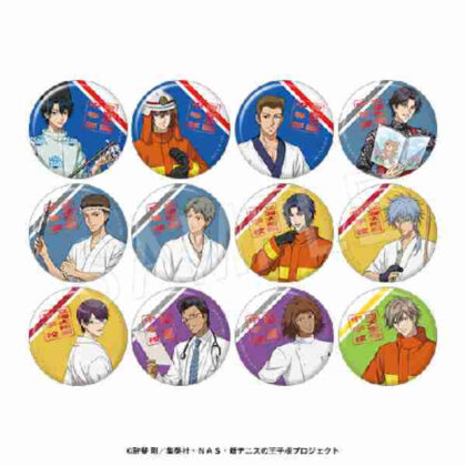 (s)新テニスの王子様 トレーディング箔押しマット缶バッジ 職業体験Ver. 送料別880円