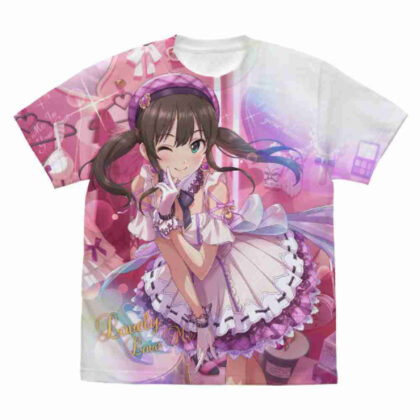 (s)アイドルマスター シンデレラガールズ ラブリー・ラブミー 渋谷凛 フルグラフィックTシャツ ホワイト XL 送料別880円