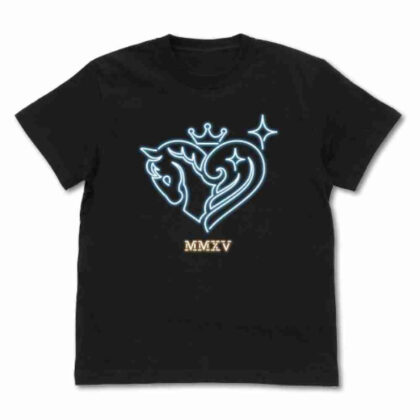 (s)アイドルマスター シンデレラガールズ アイドルマスター シンデレラガールズ ネオンサインロゴ Tシャツ ブラック M 送料別880円