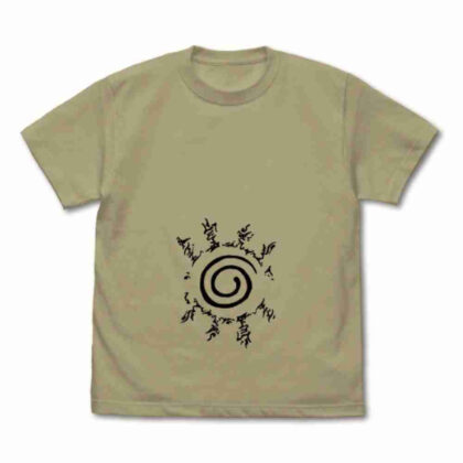 (s)NARUTO-ナルト- 疾風伝 八卦の封印式 TシャツVer.2.0 サンドカーキ L 送料別880円