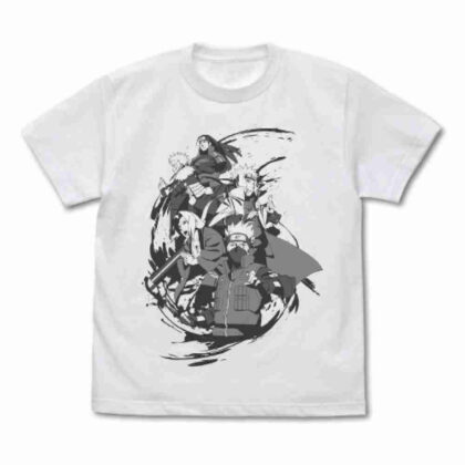 (s)NARUTO-ナルト- 疾風伝 歴代火影 Tシャツ ホワイトL 送料別880円