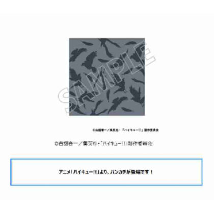 (s)ハイキュー!! ハンカチ 送料別880円