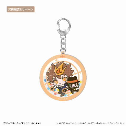 (s)家庭教師ヒットマンREBORN! グリッターアクリルキーホルダー 沢田綱吉&リボーン 送料別880円