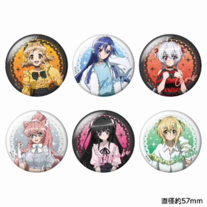 (s)戦姫絶唱シンフォギアXV トレーディング描き下ろし缶バッジ 地雷系&天使界隈Ver. 送料別880円