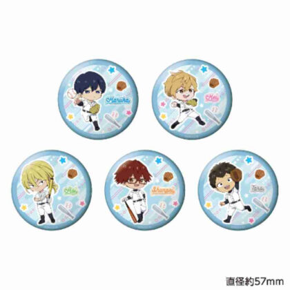 (s)忘却バッテリー トレーディングちびキャラ缶バッジ 送料別880円