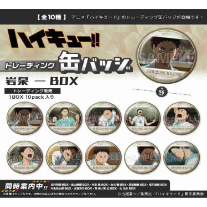 (s)ハイキュー!! トレーディング缶バッジ 岩泉一BOX 送料別880円