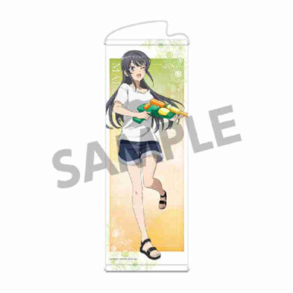 (s)青春ブタ野郎シリーズ 描き下ろしスリムタペストリー桜島麻衣の夏休み 水遊びVer. 送料別880円