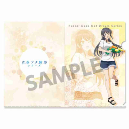 (s)青春ブタ野郎シリーズ 描き下ろしクリアファイル 桜島麻衣の夏休み 水遊びVer. 送料別880円