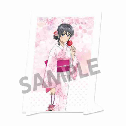 (s)青春ブタ野郎シリーズ 描き下ろしビジュアルアクリルプレート 桜島麻衣の夏休み 浴衣Ver. 送料別880円