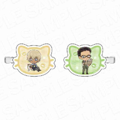 (s)名探偵コナン アクリルヘアクリップ 安室透&風見裕也デフォルメねこ Ver.4 送料別880円