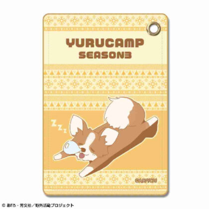(s)ゆるキャン△ SEASON3 レザーパスケース Ver.3 デザイン03 ちくわ 送料別880円