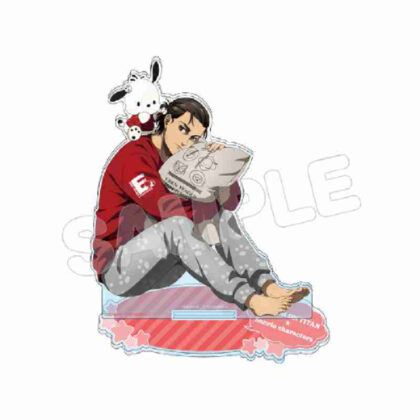 (s)進撃の巨人×サンリオキャラクターズ4 アクリルスタンド エレン×ポチャッコ 送料別880円