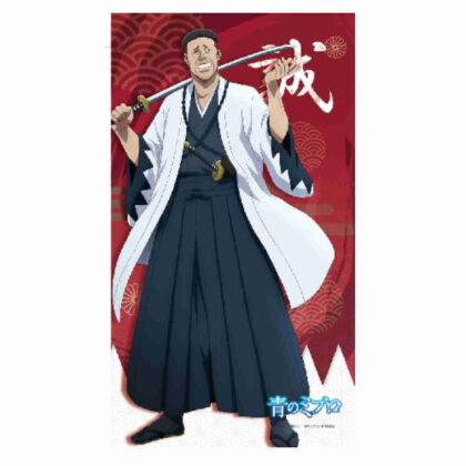 (s)青のミブロ マルチタペストリーのれん 芹沢鴨 送料別880円