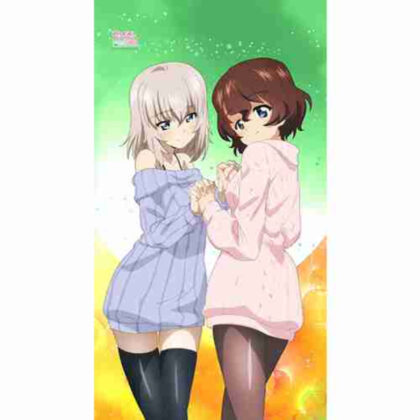 (s)ガールズ&パンツァー 最終章 のれん 逸見エリカ&赤星小梅 送料別880円