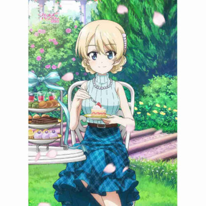 (s)ガールズ&パンツァー 最終章 描き下ろしB2タペストリー ダージリン/お茶会 送料別880円