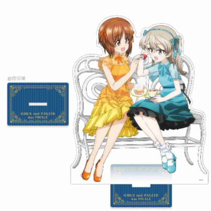 (s)ガールズ&パンツァー 最終章 描き下ろし特大アクリルスタンド 西住みほ&島田愛里寿/お茶会 送料別880円