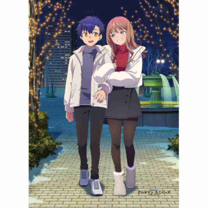 (s)グリッドマン ユニバース 描き下ろしB2タペストリー麻中蓬&南夢芽/冬デート Wスエード 送料別880円