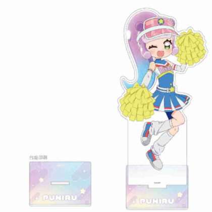 (s)ぷにるはかわいいスライム 描き下ろし特大アクリルスタンド チアリーダーのかわいいぷにる 送料別880円